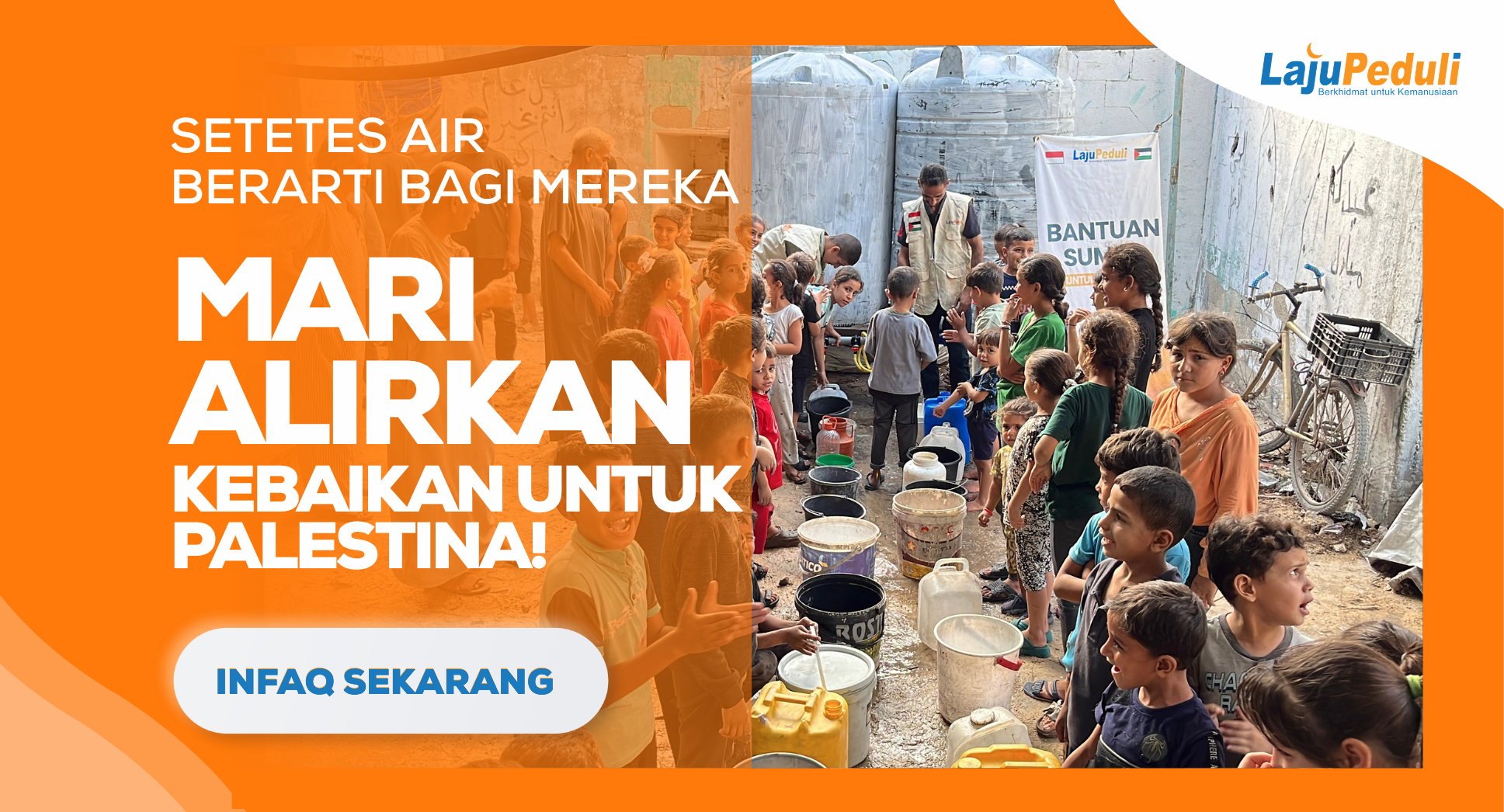 Mari Alirkan Kebaikan untuk Palestina