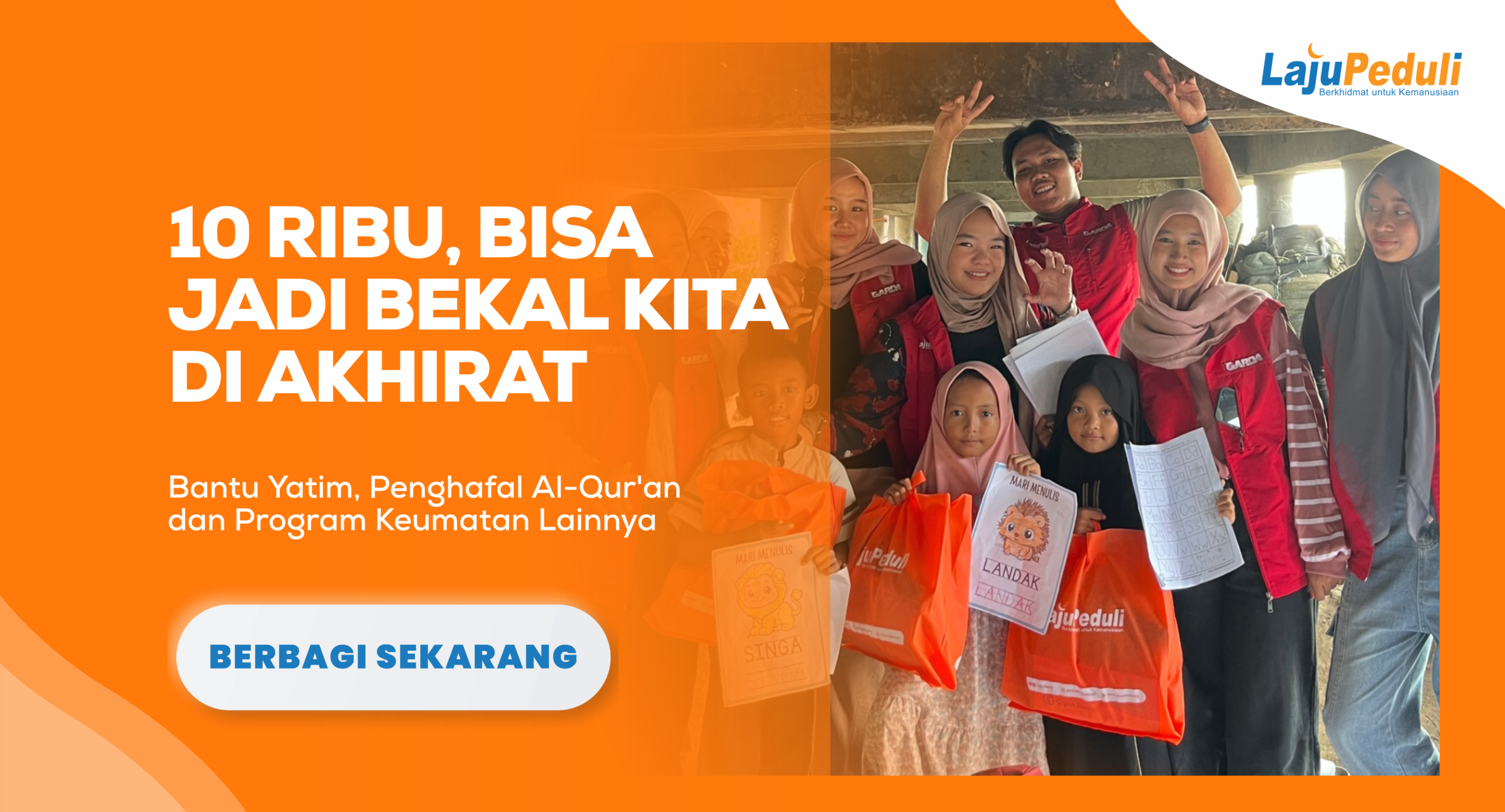 10 Ribu Bisa Jadi Bekal di Akhirat